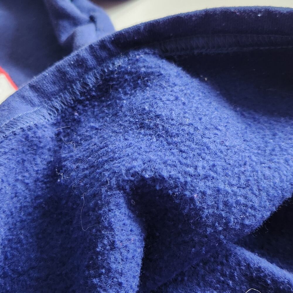 Vintage 90s Paddington Bear Girls Sweatshirt Dress Winter Sledding Blue Size 3T - Picture 7 of 9